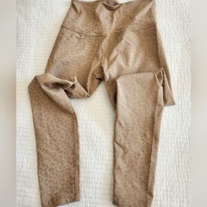 Tan Leopard Leggings